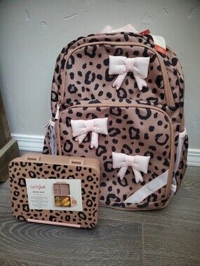 Cat & Jack Leopard Set - Backpack and Bento Box
